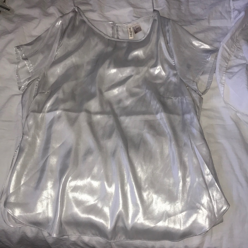 Divided H&M Sliver Top US Size 10